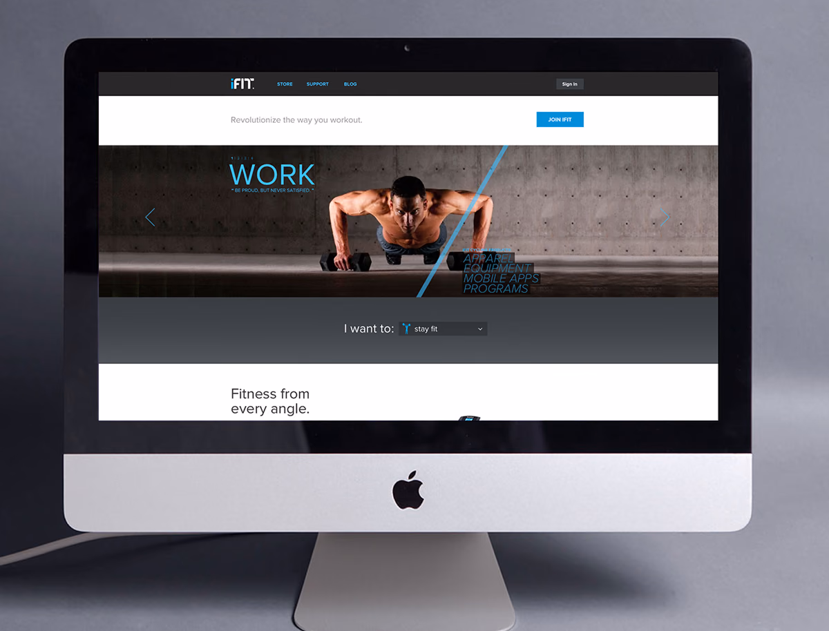 iFit.com, redesigned at RAIN