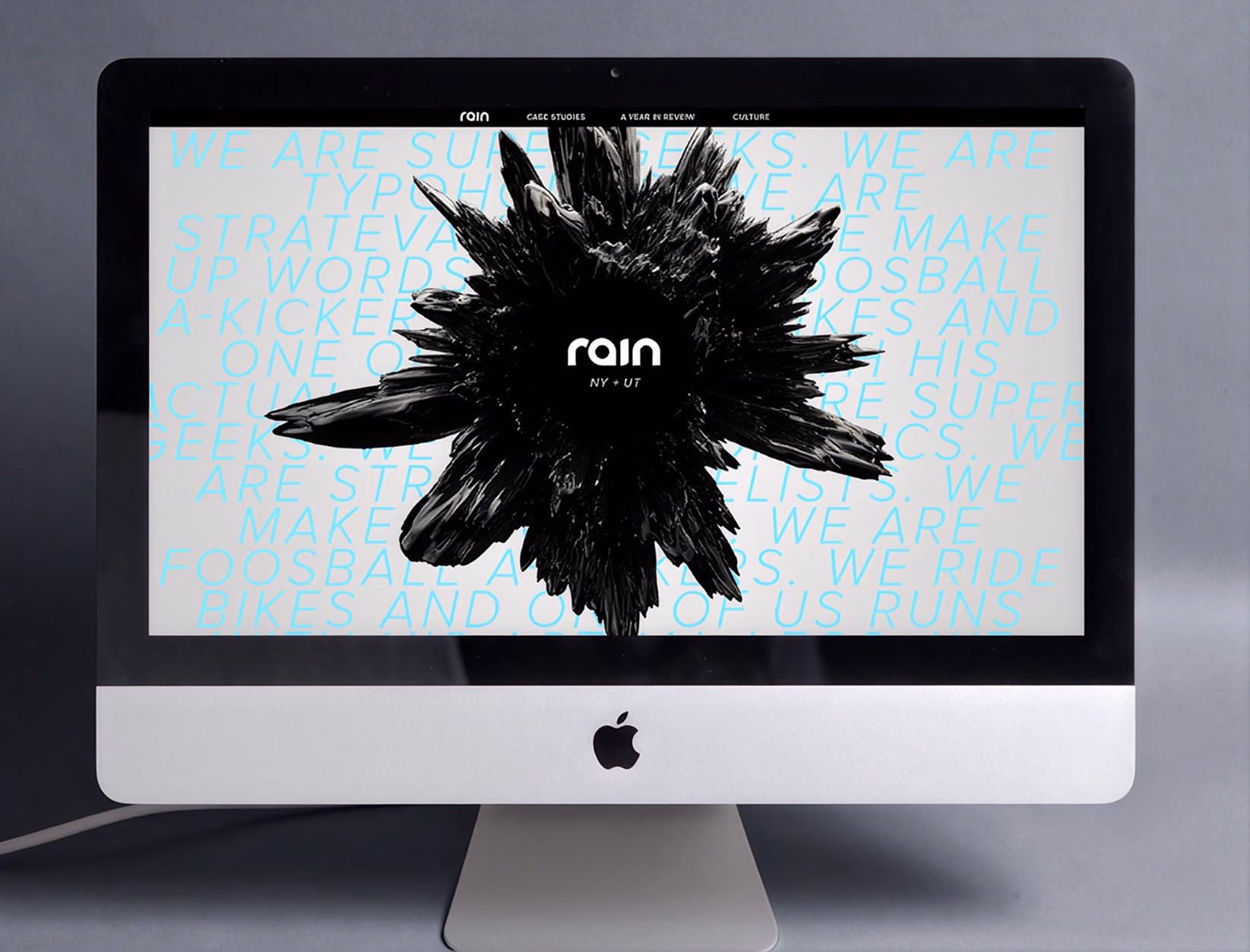 The RAIN agency website
